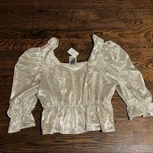 NWT silver queen of sparkle shirt, size small.  Originally $88 yours for $60.